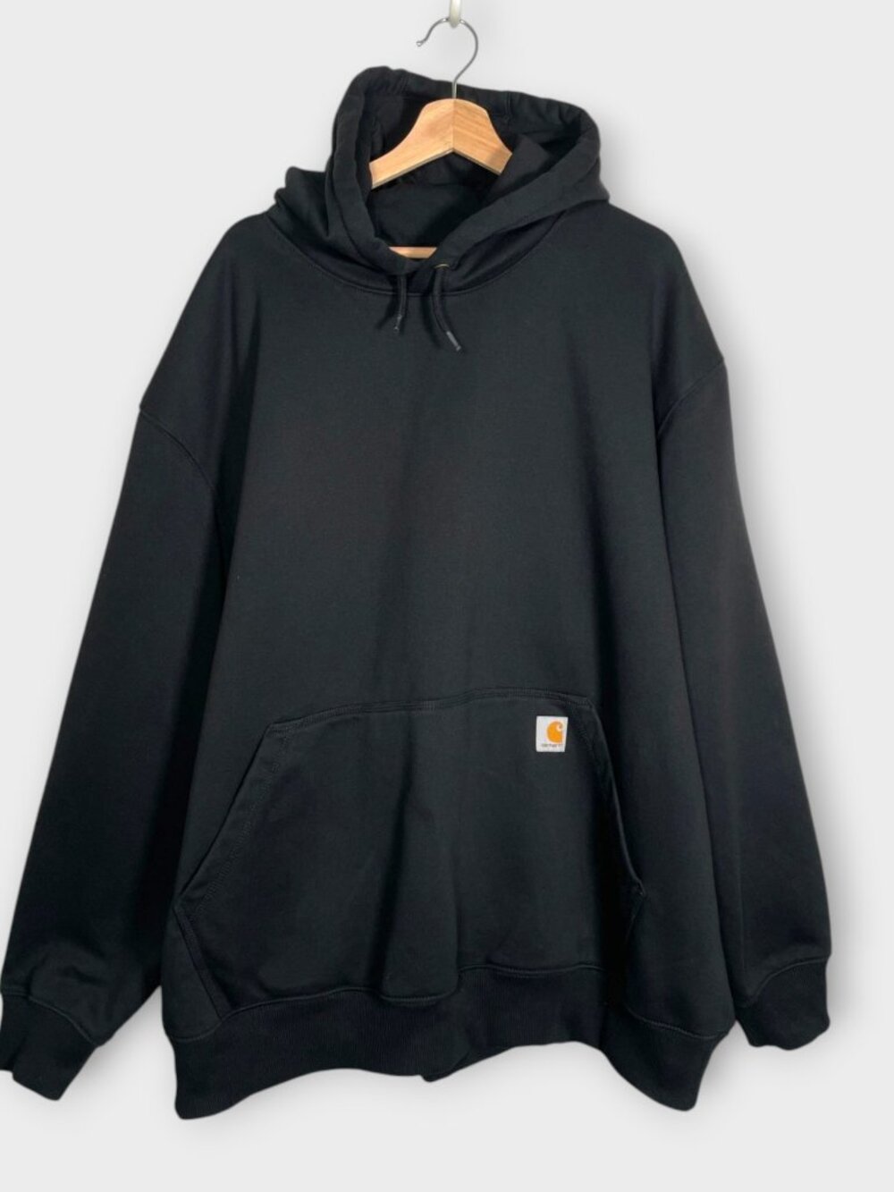 Carhartt Rain Defender Hoodie Men's 3XL Black Loose Fit Kangaroo Pocket